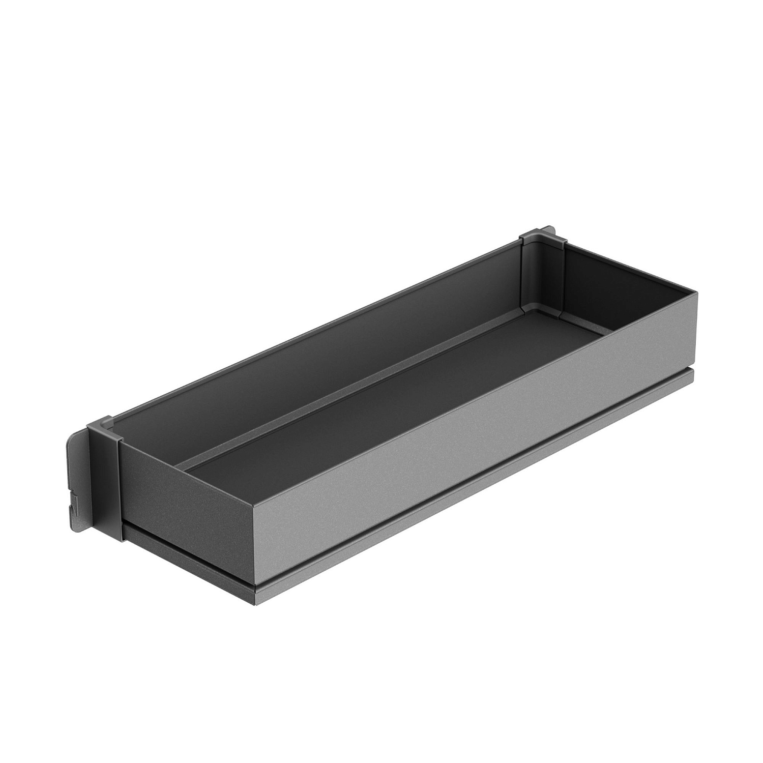 Полка фасадная Тандем Сайд 500 мм Арена ПЬЮР Антрацит Kessebohmer | официальный магазин