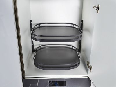 Комплект 2 полки, ТорнМоушн 600 мм, Арена СТИЛЬ, цвет АНТРАЦИТ Kessebohmer | официальный магазин